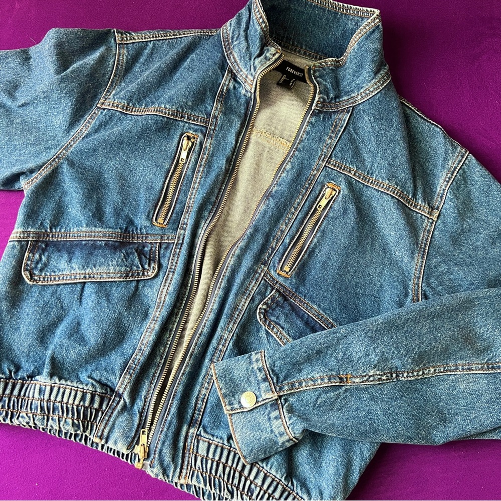 Forever 21 Blue Denim Jacket